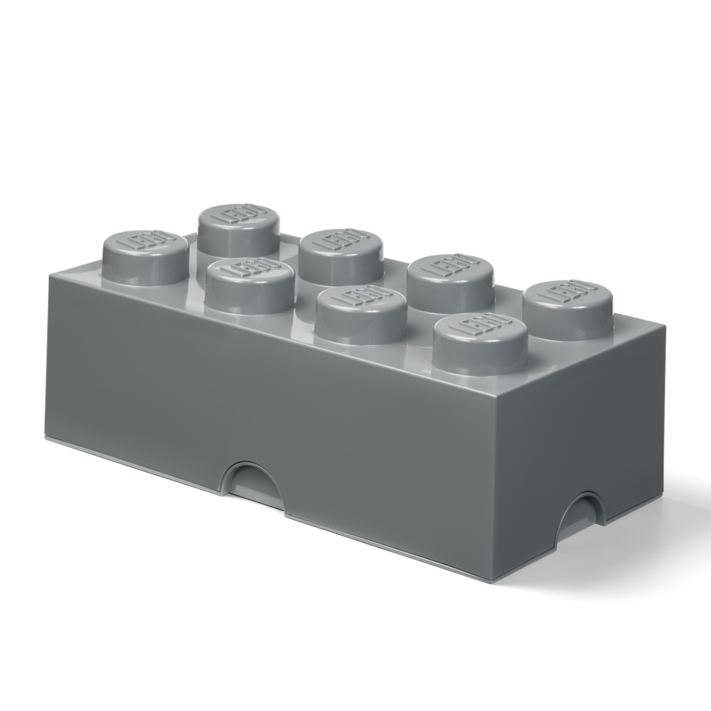 LEGO Storage Brick 8 Dark Grey