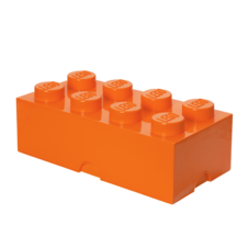 LEGO úložný box 8 - oranžová