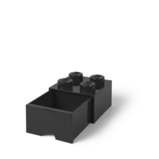 LEGO úložný box 4 s šuplíkem - černá - 40051733_1.png