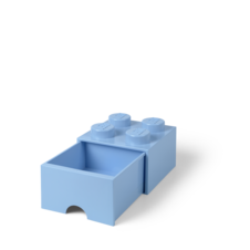 LEGO úložný box 4 s šuplíkem - světle modrá - 40051736_1.png