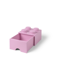 LEGO úložný box 4 s šuplíkem - světle růžová - 40051738_1.png