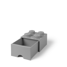 LEGO úložný box 4 s šuplíkem - šedá - 40051740_1.png