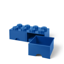LEGO úložný box 8 s šuplíky - modrá - 40061731_1.png