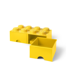 LEGO úložný box 8 s šuplíky - žlutá - 40061732_1.png