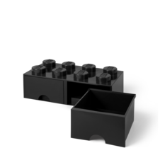 LEGO úložný box 8 s šuplíky - černá - 40061733_1.png