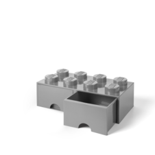 LEGO úložný box 8 s šuplíky - šedá - 40061740_1.png