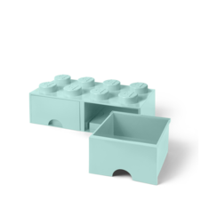 LEGO úložný box 8 s šuplíky - aqua - 40061742_1.png