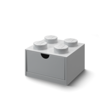 LEGO stolní box 4 se zásuvkou - šedá - 40201740_1.png