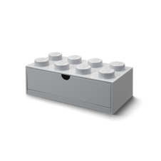 LEGO stolní box 8 se zásuvkou - šedá - 40211740_1.png