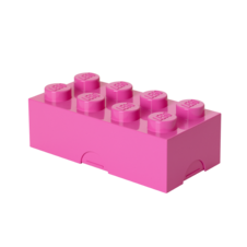 LEGO box na svačinu 100 x 200 x 75 mm - růžová - 40231739_1.png
