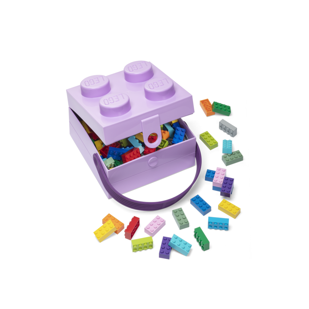 LEGO Box With Handle - Lavender