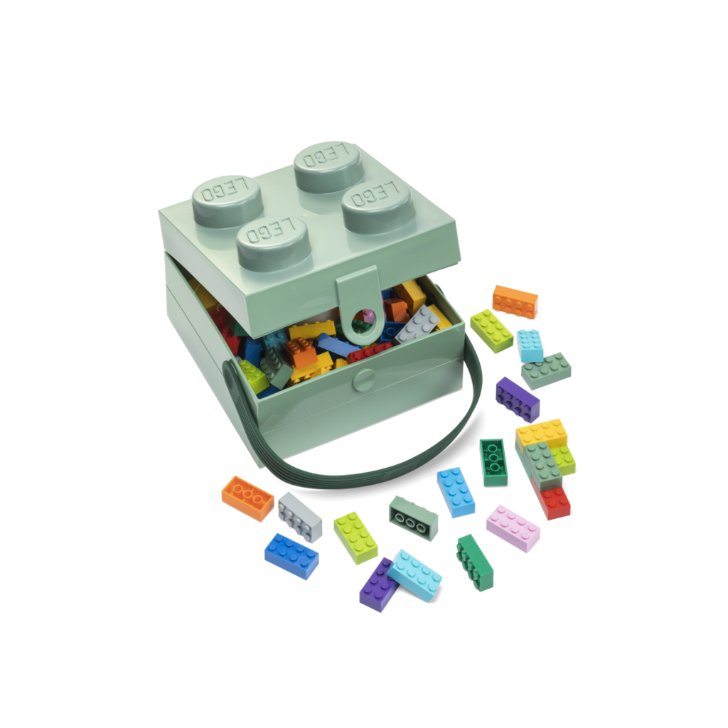 LEGO box s rukojetí - army zelená - 40240005_1.png