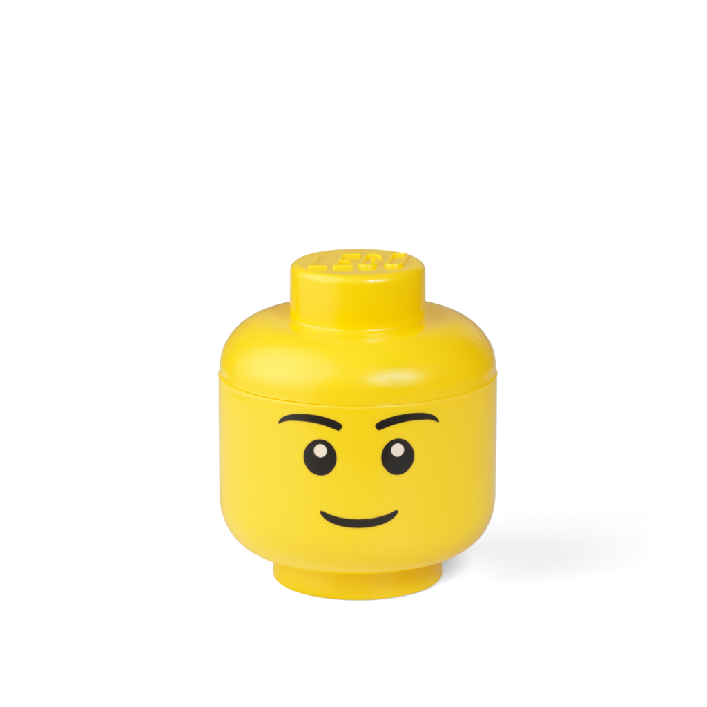 LEGO úložná hlava (velikost S) - chlapec