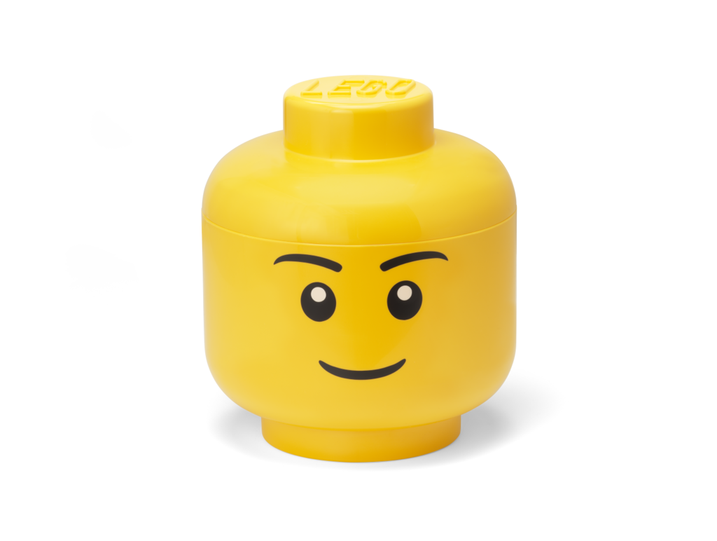 LEGO úložná hlava (velikost L) - chlapec