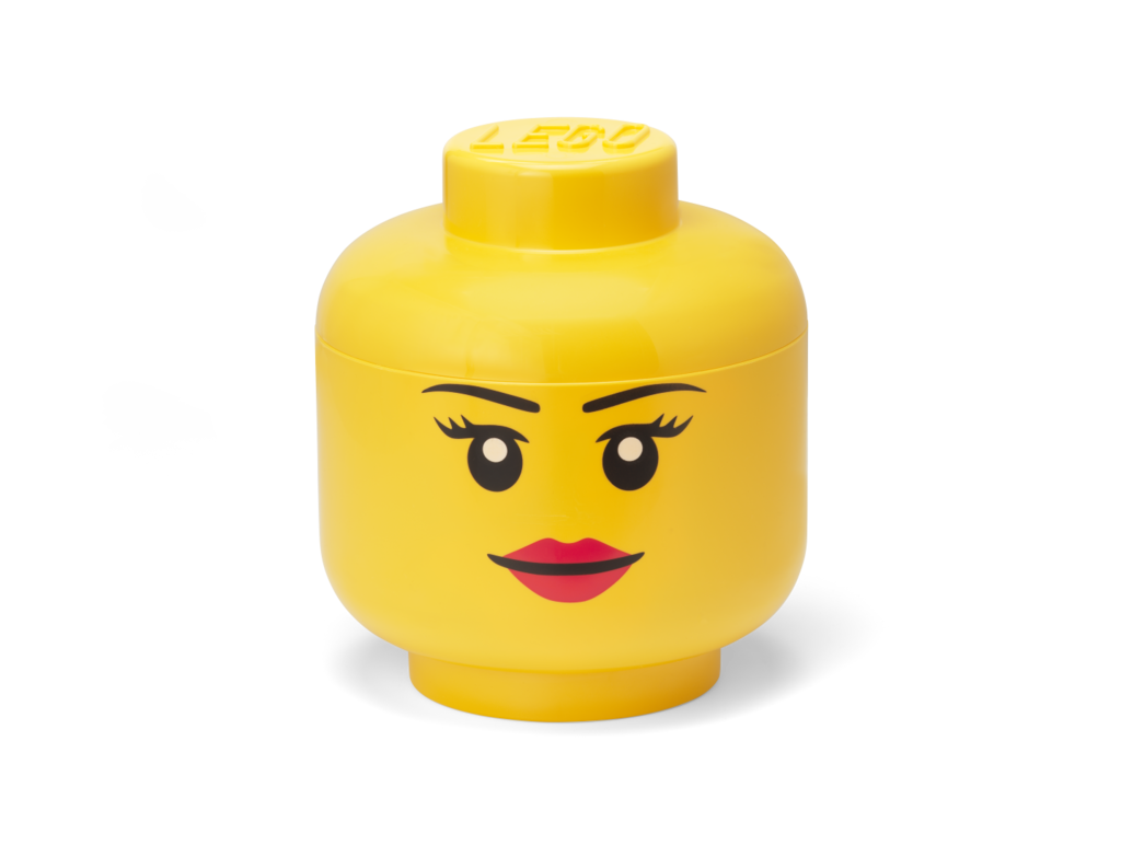 LEGO úložná hlava (velikost L) - dívka