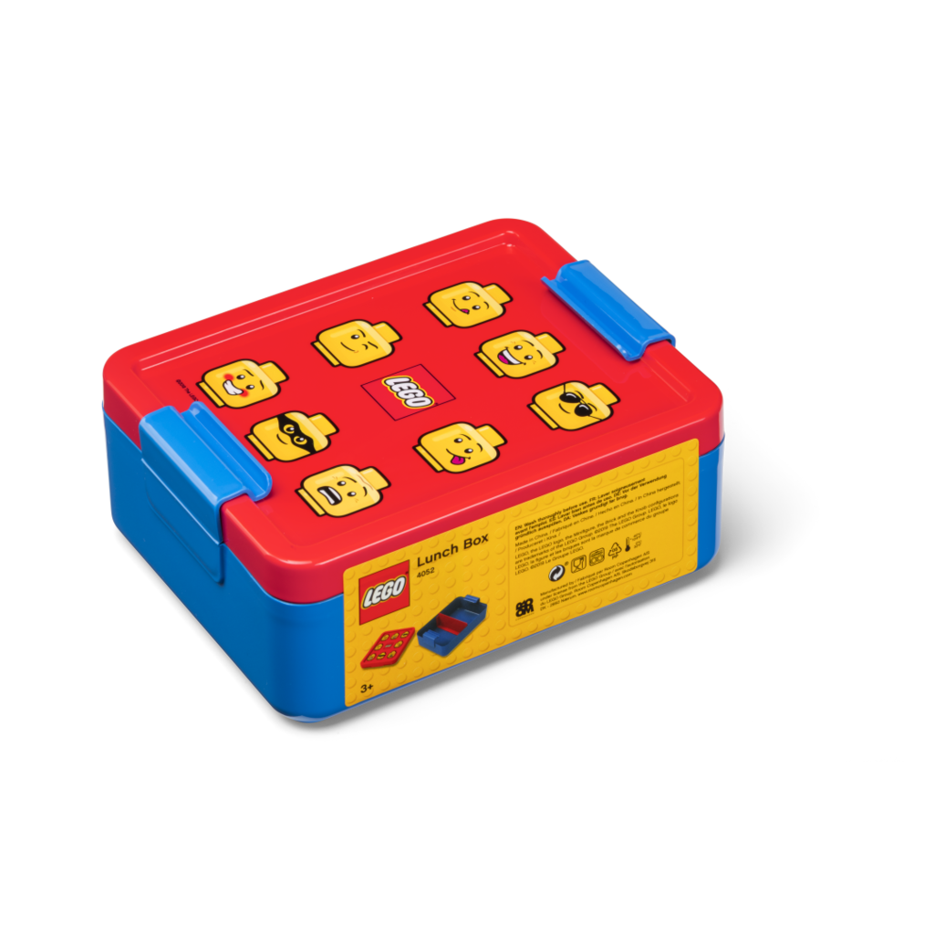 LEGO ICONIC Classic box na desiatu - červená/modrá