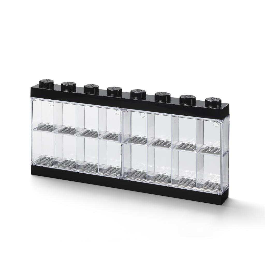 LEGO Minifigure Display Case 16 Figures - Black