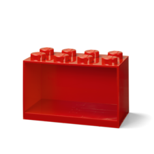 LEGO Brick 8 závěsná police - červená