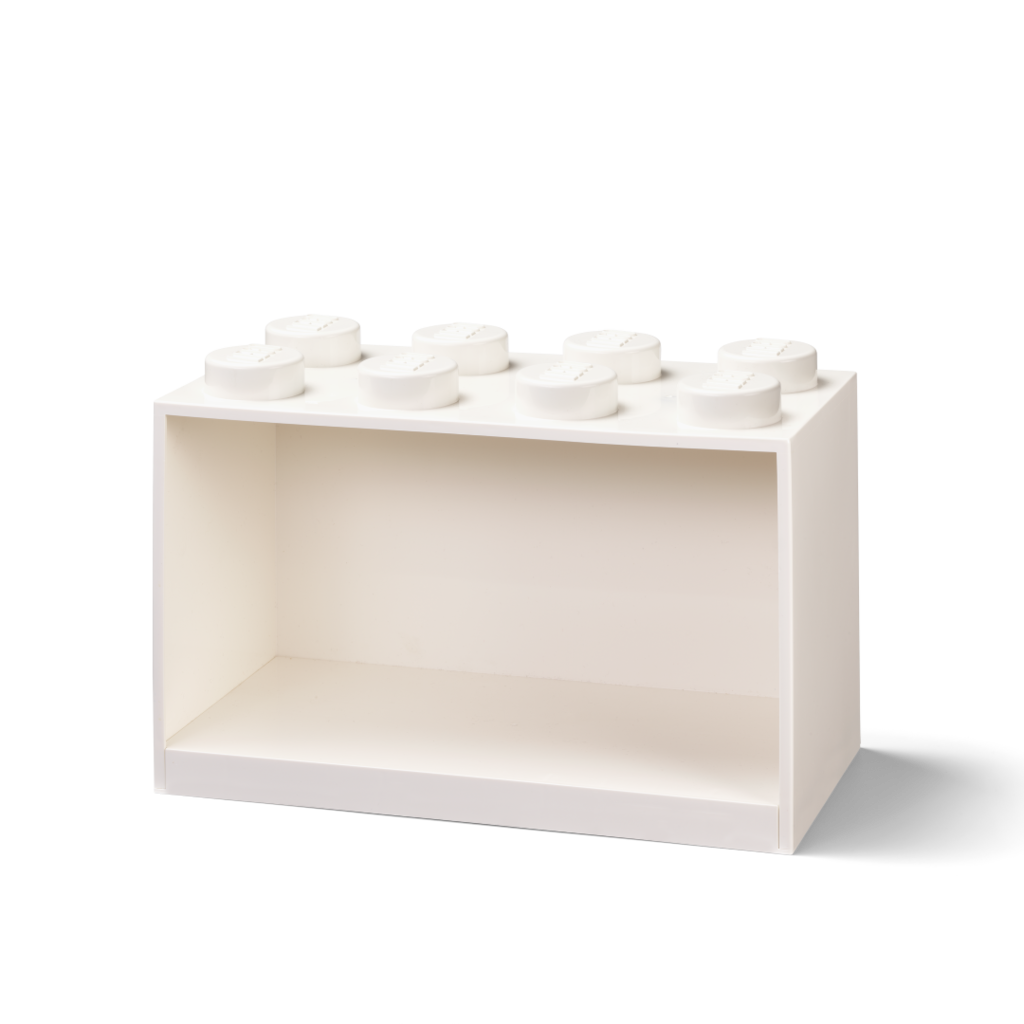 LEGO Brick 8 závesná polica - biela