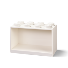 LEGO Brick 8 závěsná police - bílá