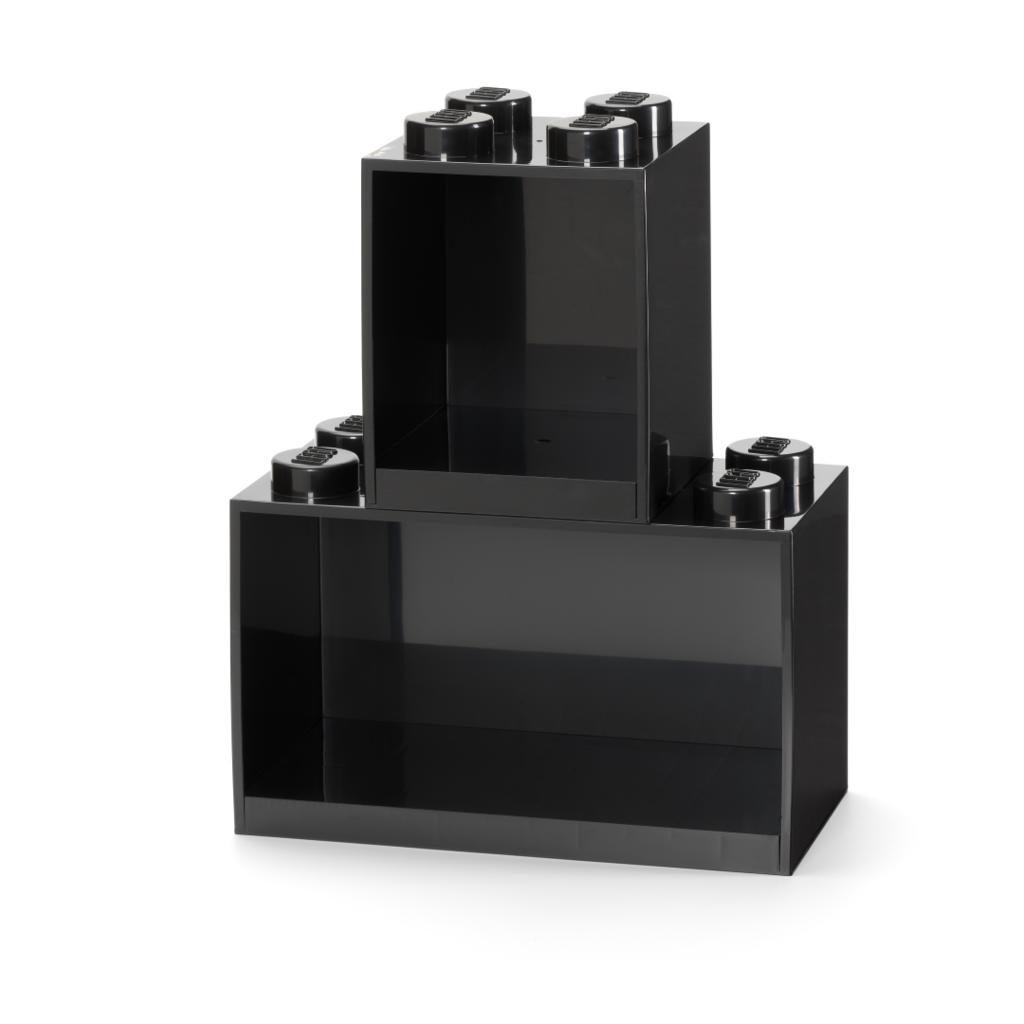 LEGO Brick Shelf, 2 pcs set - Black