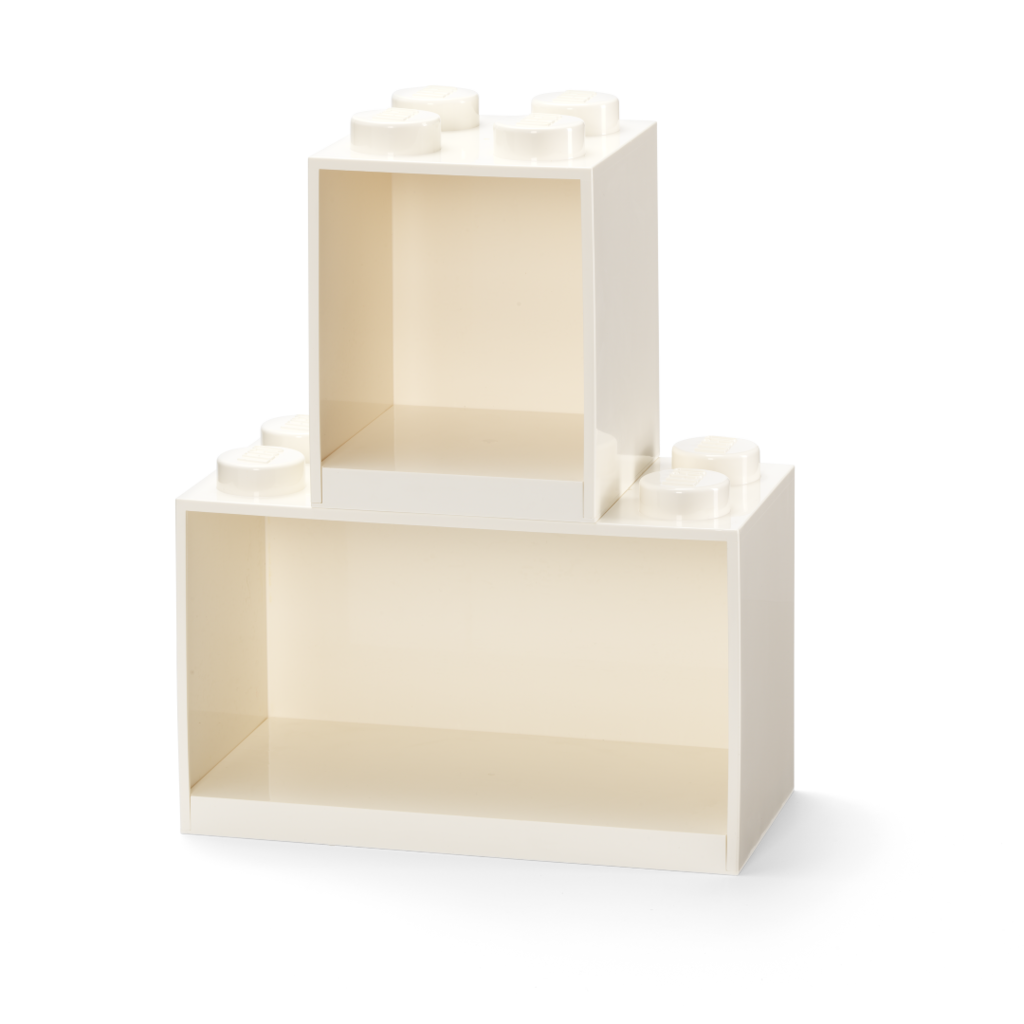 LEGO Brick Shelf, 2 pcs set - White
