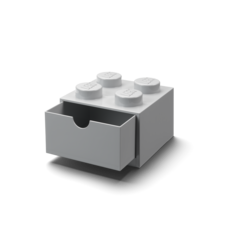 LEGO Desk Drawer 4 - Grey