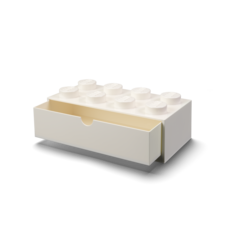 LEGO Desk Drawer 8 - White