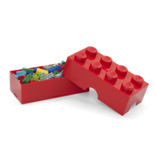LEGO box na svačinu 100 x 200 x 75 mm - červená - 40231730_2.png