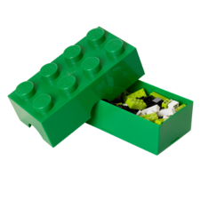 LEGO box na svačinu 100 x 200 x 75 mm - tmavě zelená - 40231734_3.png
