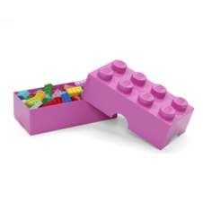 LEGO box na svačinu 100 x 200 x 75 mm - růžová - 40231739_2.png