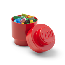 LEGO úložný box kulatý 123 x 183 mm - červená - 40301730_2.png