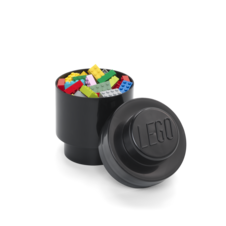 LEGO úložný box kulatý 123 x 183 mm - černá - 40301733_2.png