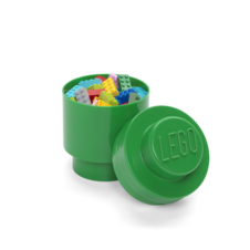 LEGO úložný box kulatý 123 x 183 mm - tmavě zelená - 40301734_2.png