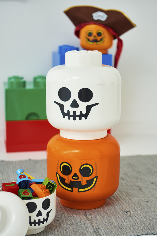 LEGO Storage Head small Pumpkin