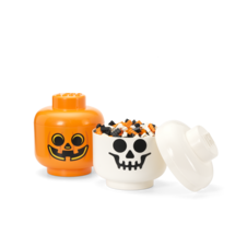 LEGO Storage Head (large) - Pumpkin