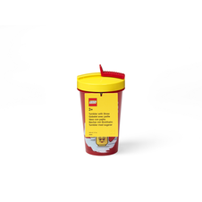 LEGO ICONIC Girl kelímek s brčkem - žlutá/červená - 40441725_3.png