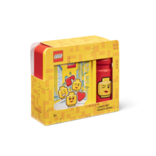 LEGO ICONIC Girl svačinový set (láhev a box) - žlutá/červená - 40581725_3.png