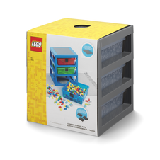 LEGO organizér se třemi zásuvkami - tmavě šedá - 40950003_5.png