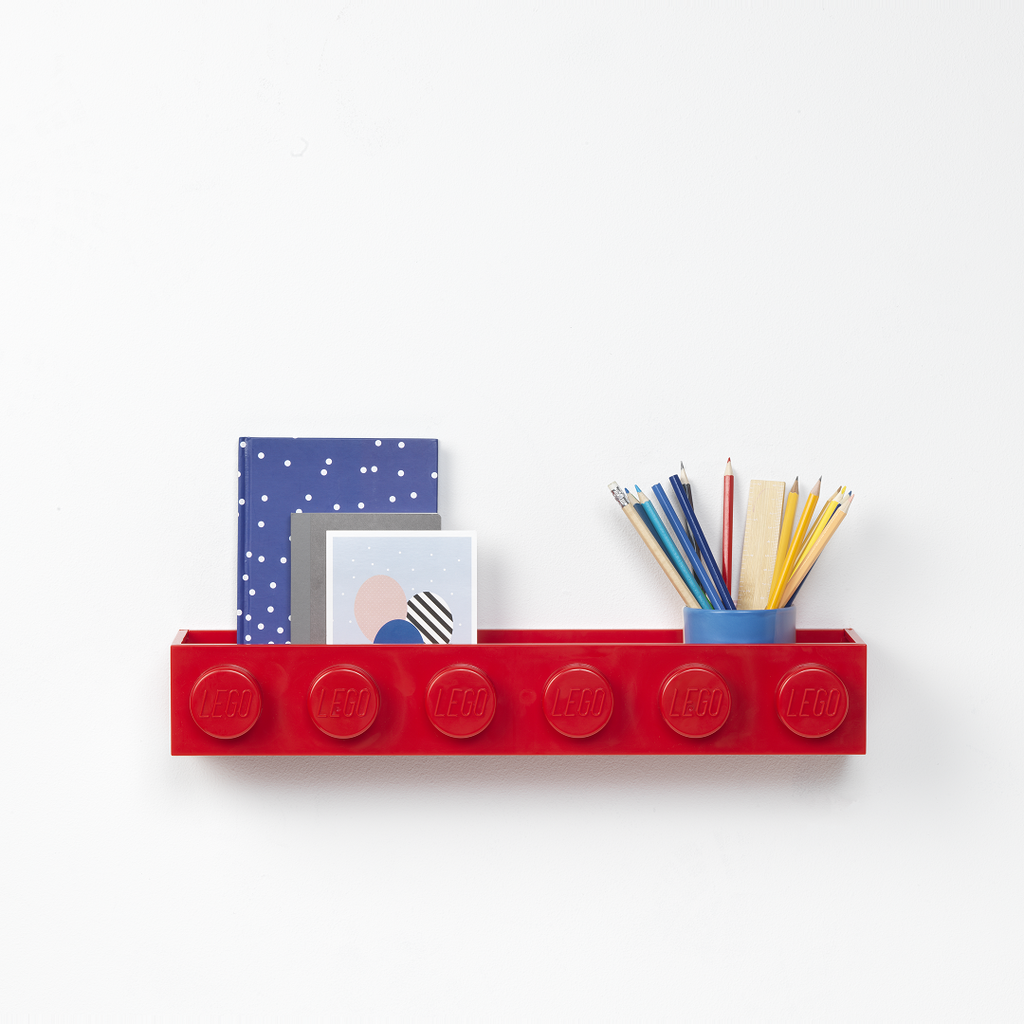 Lego Paper Rack LEGO Book Rack - Red