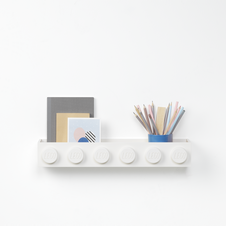 LEGO Book Rack - White