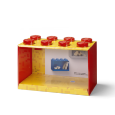 LEGO Brick Shelf 8 Knobs - Red
