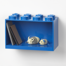 LEGO Brick Shelf 8 Knobs - Blue