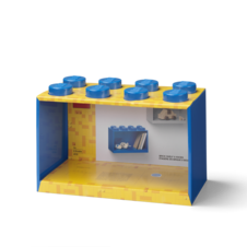 LEGO Brick Shelf 8 Knobs - Blue