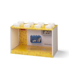 LEGO Brick Shelf 8 Knobs - White
