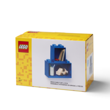 LEGO Brick Shelf, 2 pcs set - Blue
