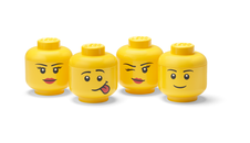 LEGO Storage Head (mini) 4 Pcs set