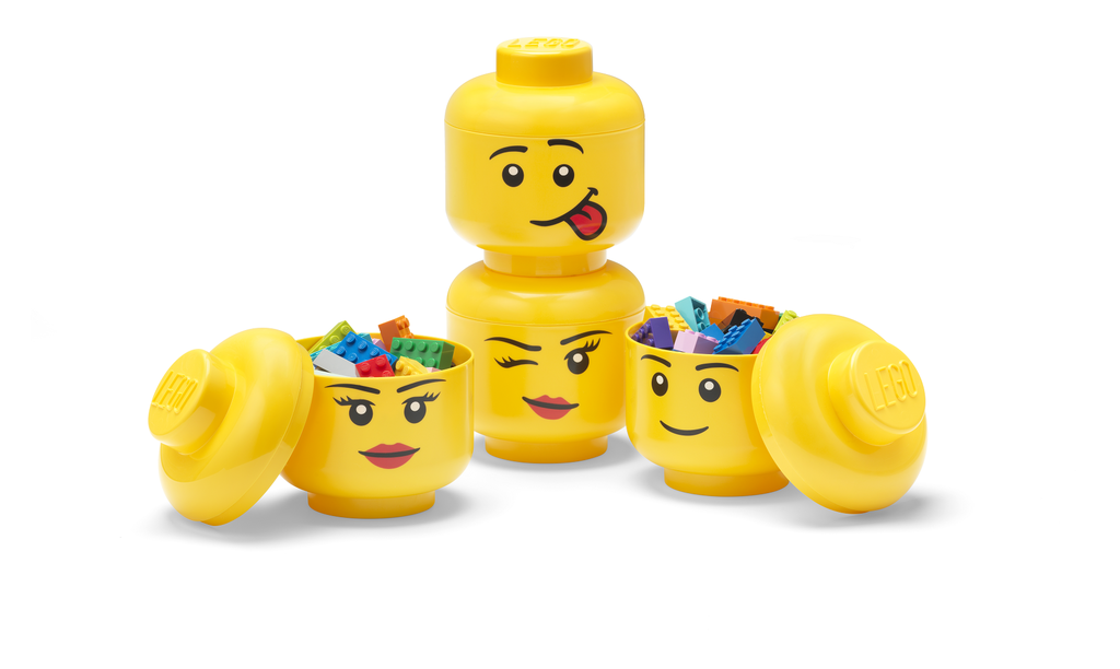 LEGO Storage Head mini 4 Pcs set