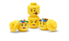 LEGO Storage Head (mini) 4 Pcs set