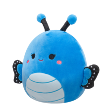 SQUISHMALLOWS Waverly the Blue Butterfly W/Dark Blue Wings